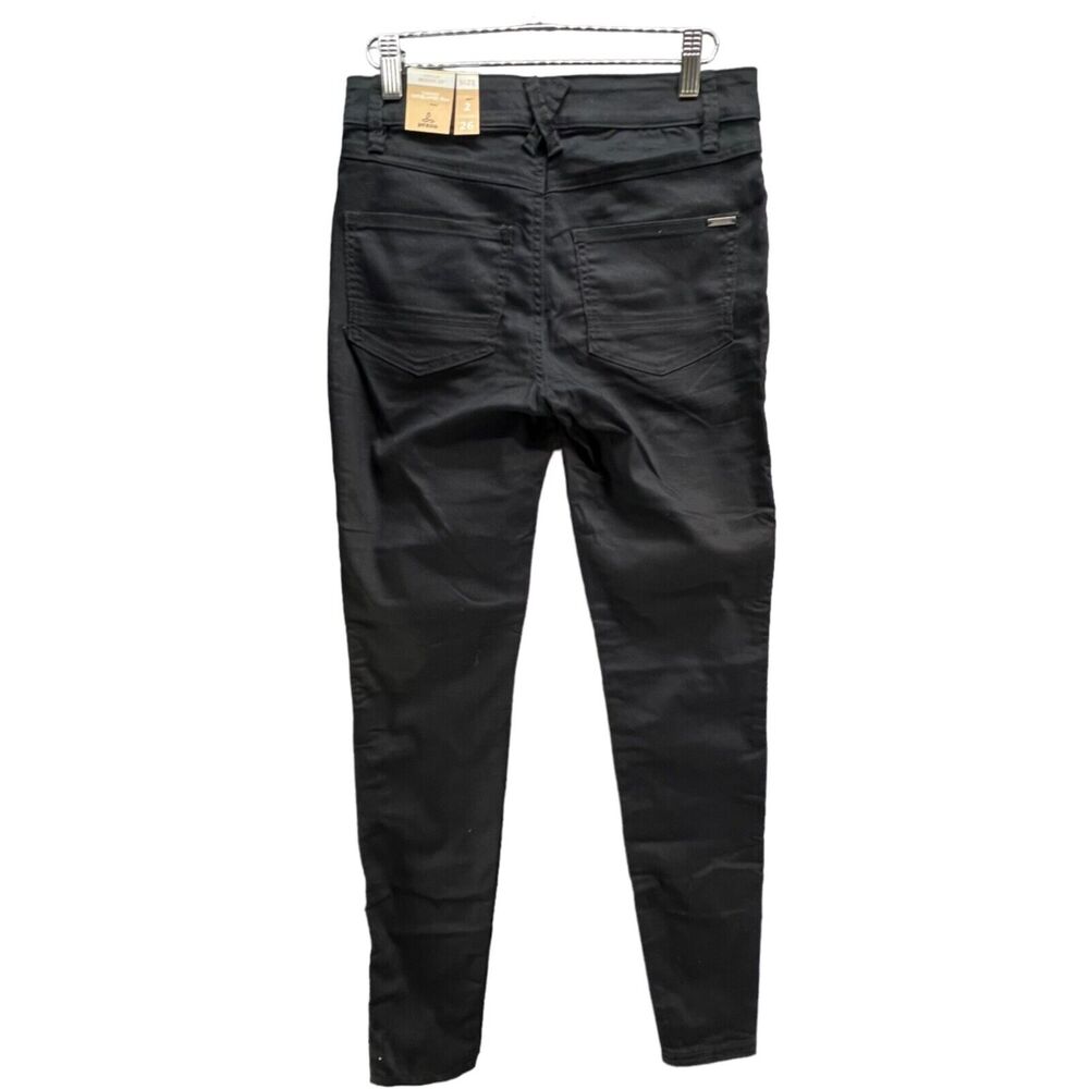 Prana Oday Jeans Womens 26 Black Out Skinny‎ Performance Stretch Denim Organic - Picture 3 of 14